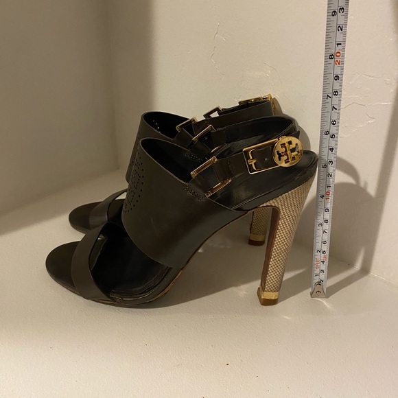 Tory Burch Open Toe Sandal Heels - Picture 3 of 9